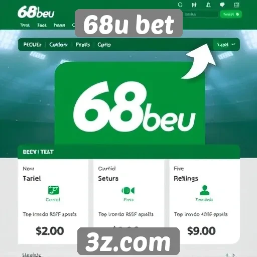 Características principais do site 68u bet